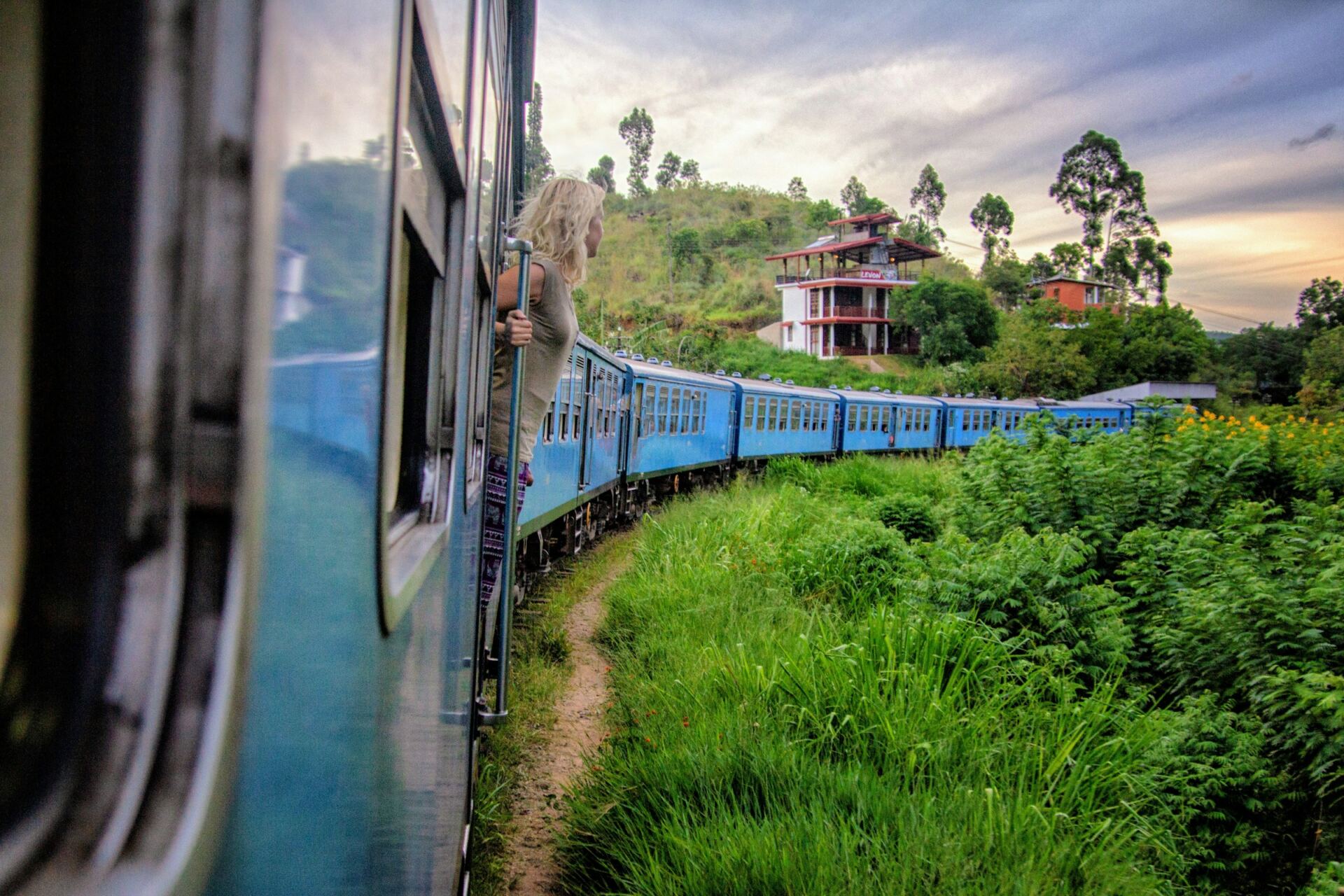 Lush green hill-country landscape near Kandy