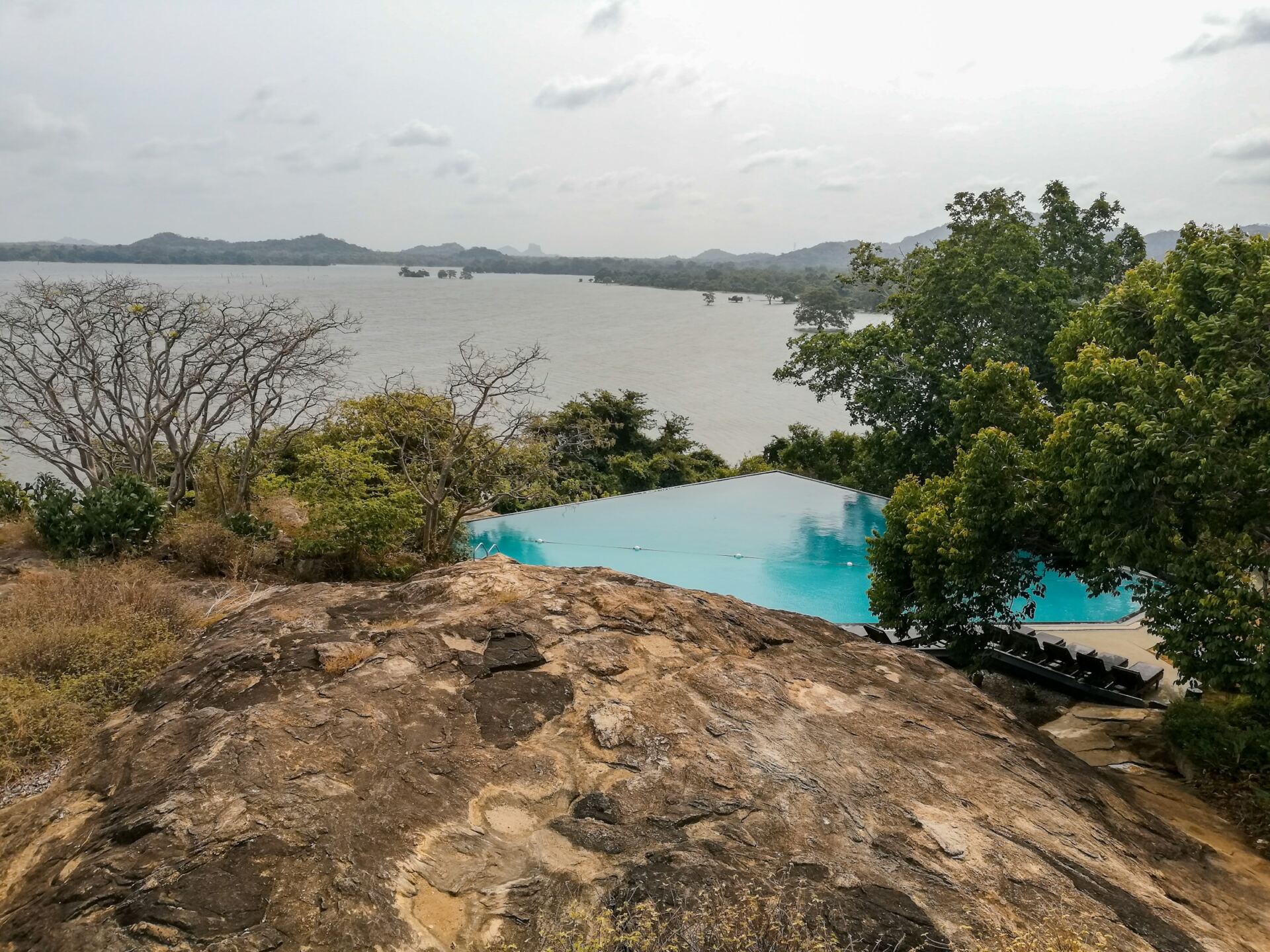 Peaceful tropical surroundings in Dambulla, Sri Lanka