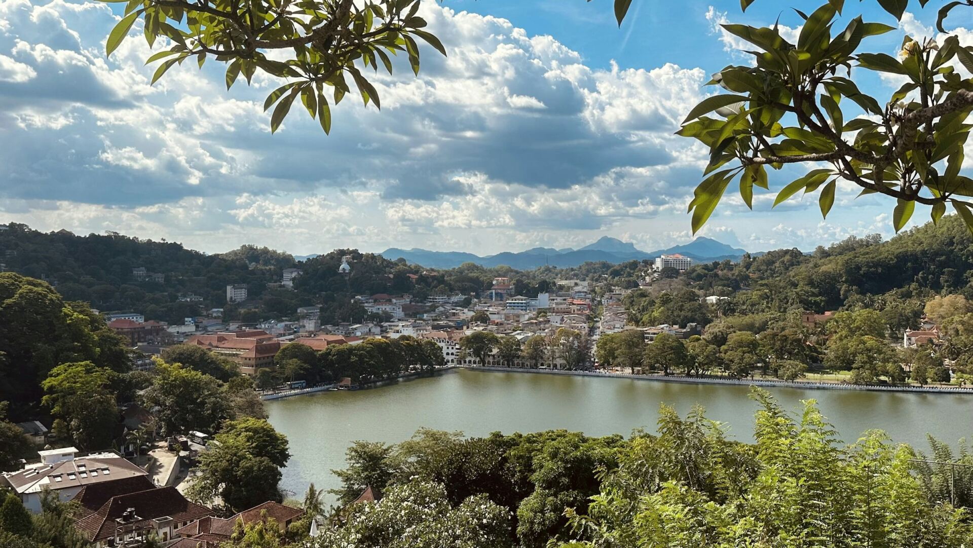 Peaceful landscape near Kandy, Sri Lanka